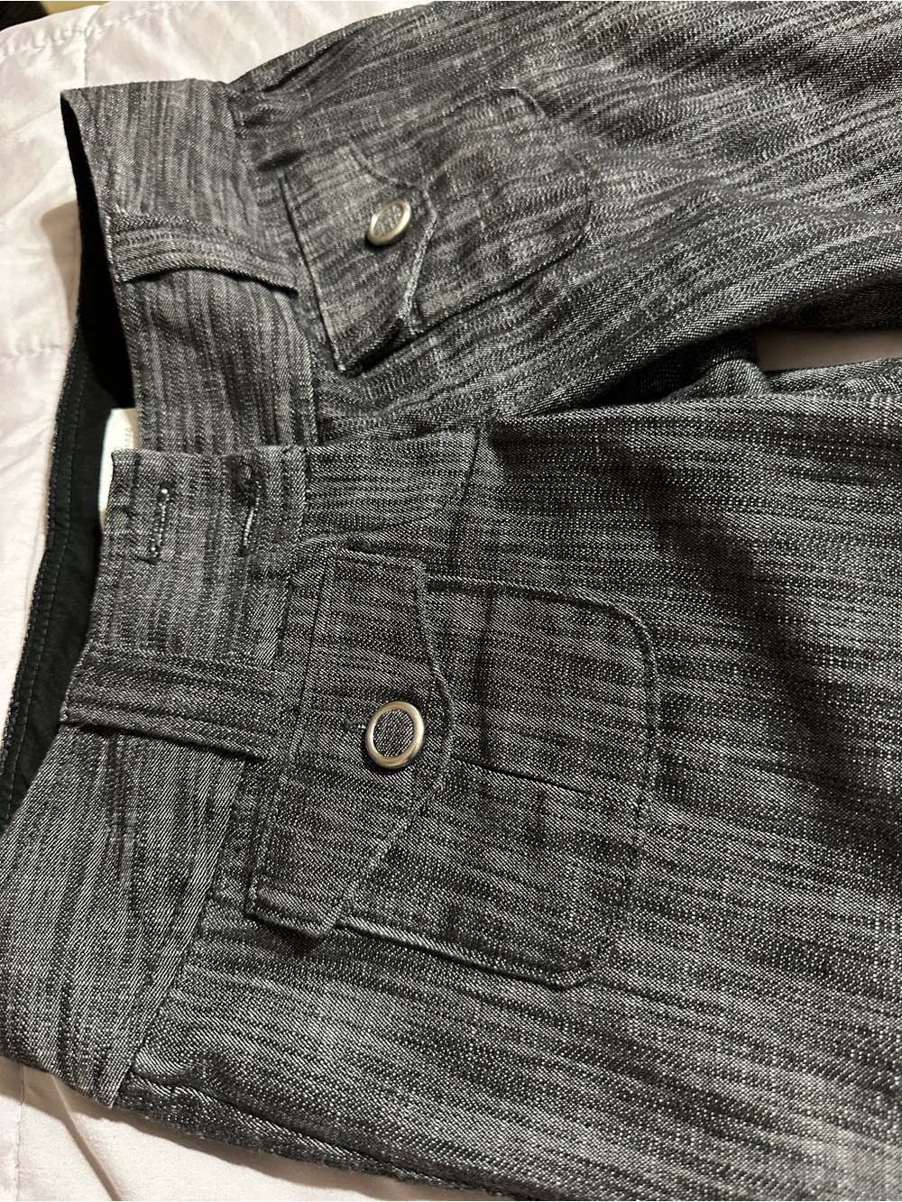 Charlotte Russe Black Textured Bermuda Shorts - Picture 11 of 11